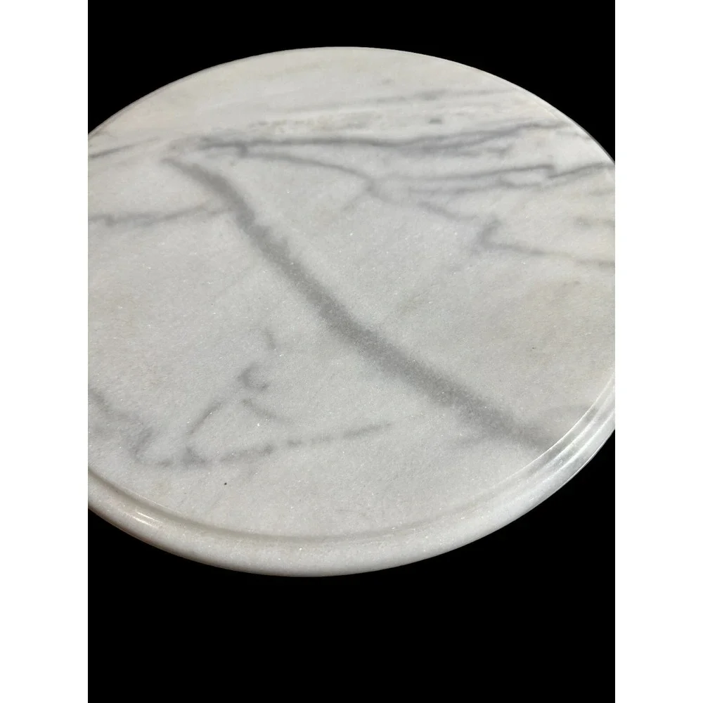 Vintage Solid Marble Turning/Spinning Turntable Display